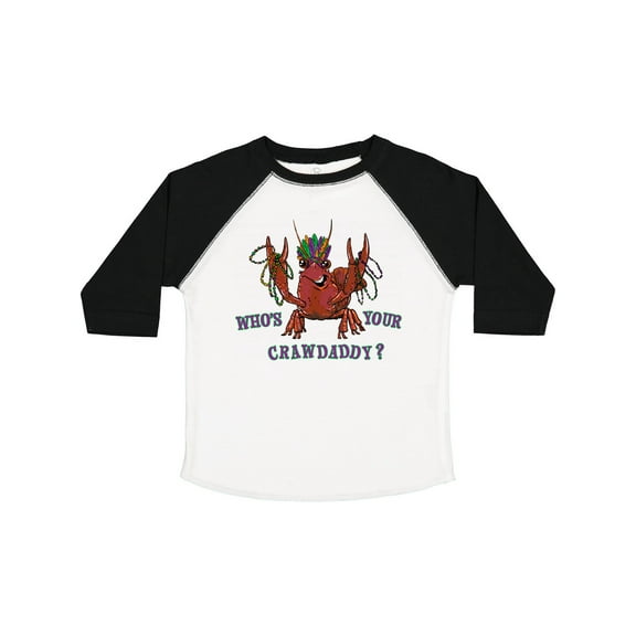 Inktastic Who's Your Crawdaddy? Mardi Gras Crayfish Boys or Girls Toddler T-Shirt