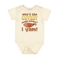thumbnail image 1 of Inktastic Who's the Cutest Sweet Potato? I Yam Funny Thanksgiving Boys or Girls Baby Bodysuit, 1 of 5
