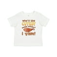 thumbnail image 1 of Inktastic Who's the Cutest Sweet Potato? I Yam Funny Thanksgiving Boys or Girls Baby T-Shirt, 1 of 5