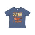 thumbnail image 1 of Inktastic Who's the Cutest Sweet Potato? I Yam Funny Thanksgiving Boys or Girls Toddler T-Shirt, 1 of 5