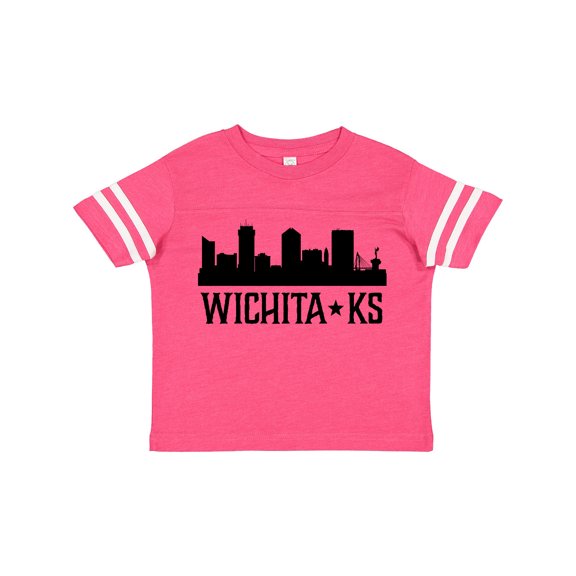 Inktastic Wichita Kansas City Skyline Boys or Girls Toddler T-Shirt