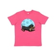 thumbnail image 1 of Inktastic Wiener Dog (Dachshund) with Bone Youth T-Shirt, 1 of 5