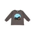 thumbnail image 1 of Inktastic Wiener dog (Dachshund) with Bone Boys or Girls Long Sleeve Toddler T-Shirt, 1 of 5
