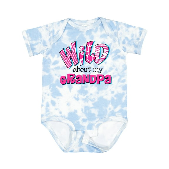 Inktastic Wild About Grandpa Girls Baby Bodysuit