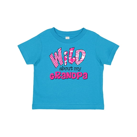Inktastic Wild About Grandpa Girls Baby T-Shirt