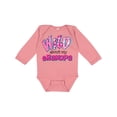 thumbnail image 1 of Inktastic Wild About Grandpa Girls Long Sleeve Baby Bodysuit, 1 of 5