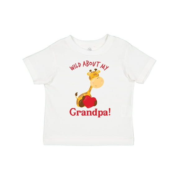 Inktastic Wild About My Grandpa Boys or Girls Toddler T-Shirt