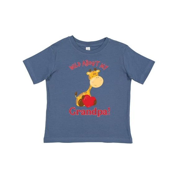 Inktastic Wild About My Grandpa Boys or Girls Toddler T-Shirt