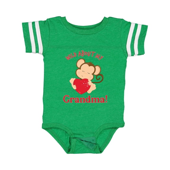 Inktastic Wild About My Grandma Boys or Girls Baby Bodysuit