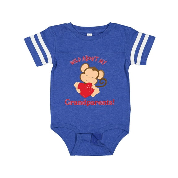 Inktastic Wild About my Grandparents Boys or Girls Baby Bodysuit