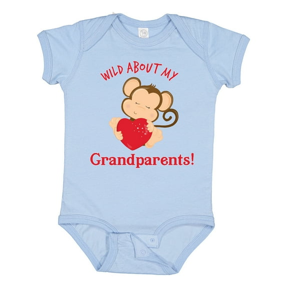 Inktastic Wild About my Grandparents Boys or Girls Baby Bodysuit