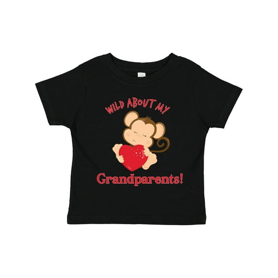 Inktastic Wild About my Grandparents Boys or Girls Toddler T-Shirt