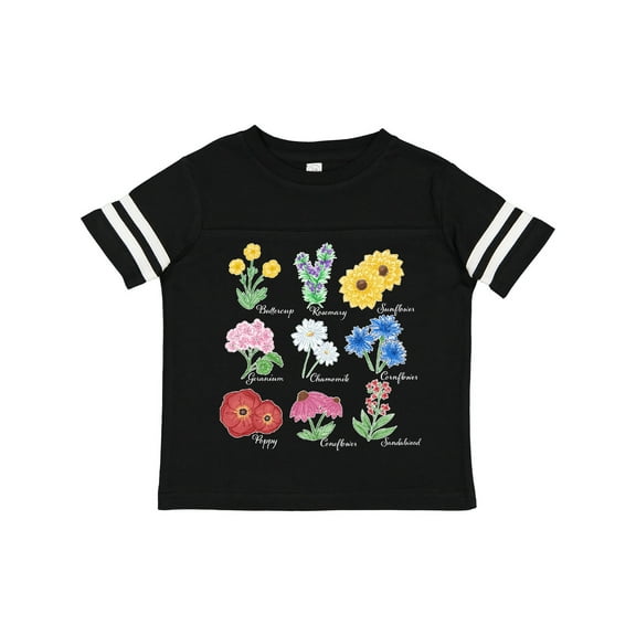 Inktastic Wild Flower Chart Boys or Girls Toddler T-Shirt