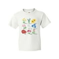 thumbnail image 1 of Inktastic Wild Flower Chart Youth T-Shirt, 1 of 5