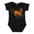 thumbnail image 1 of Inktastic Wild Mustang Horse Galloping Boys or Girls Baby Bodysuit, 1 of 5