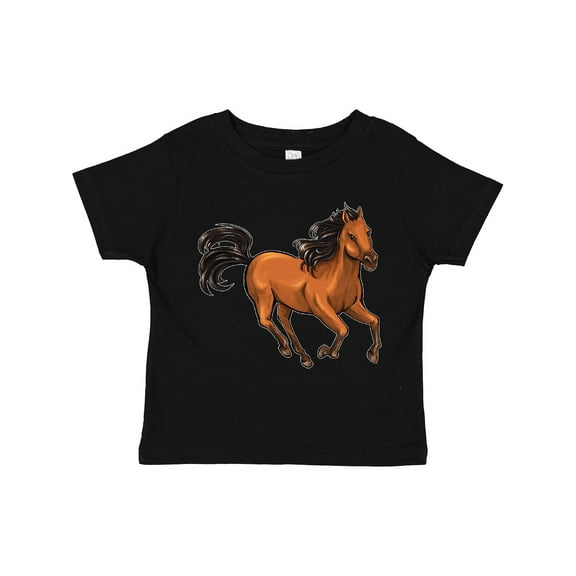 Inktastic Wild Mustang Horse Galloping Boys or Girls Toddler T-Shirt