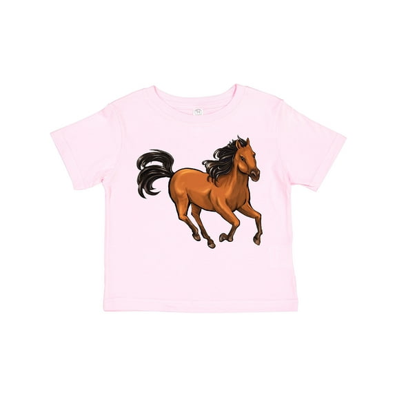 Inktastic Wild Mustang Horse Galloping Boys or Girls Toddler T-Shirt