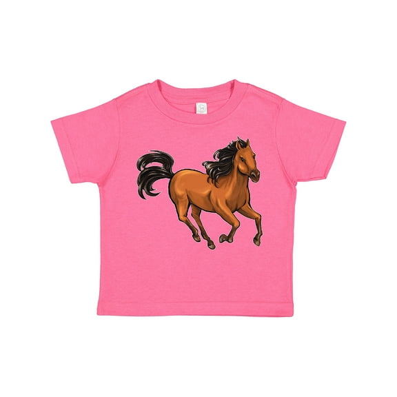 Inktastic Wild Mustang Horse Galloping Boys or Girls Toddler T-Shirt