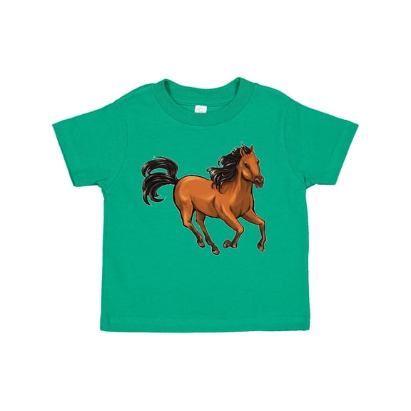 Inktastic Wild Mustang Horse Galloping Boys or Girls Toddler T-Shirt