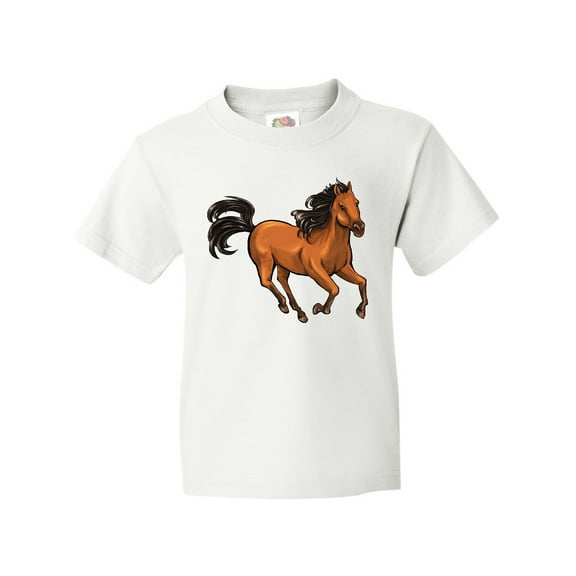 Inktastic Wild Mustang Horse Galloping Youth T-Shirt