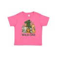 thumbnail image 1 of Inktastic Wild One 1st Birthday Safari Animals Boys or Girls Baby T-Shirt, 1 of 5
