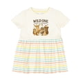 thumbnail image 1 of Inktastic Wild One Happy 1st Birthday Woodland Animals Girls Baby Dress, 1 of 5