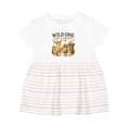 thumbnail image 1 of Inktastic Wild One Happy 1st Birthday Woodland Animals Girls Baby Dress, 1 of 5