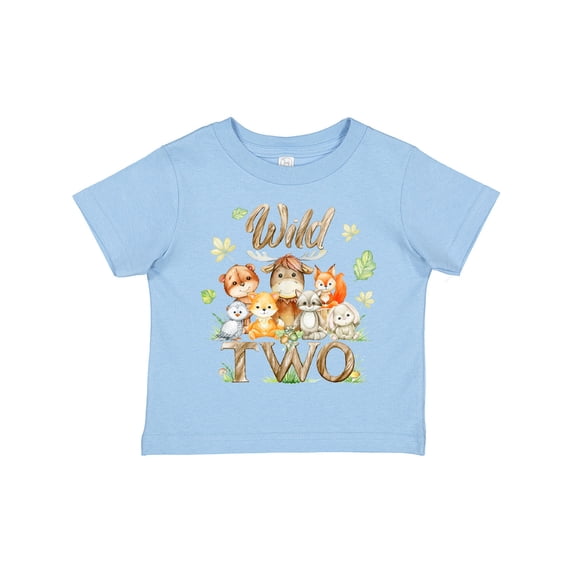 Inktastic Wild Two Forest Friends Boys or Girls Toddler T-Shirt