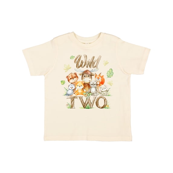 Inktastic Wild Two Forest Friends Boys or Girls Toddler T-Shirt