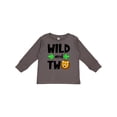 thumbnail image 1 of Inktastic Wild and Two Cute Lion Birthday Boys or Girls Long Sleeve Toddler T-Shirt, 1 of 5