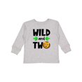 thumbnail image 1 of Inktastic Wild and Two Cute Lion Birthday Boys or Girls Long Sleeve Toddler T-Shirt, 1 of 5