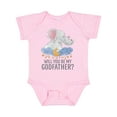 thumbnail image 1 of Inktastic Will You Be My Godfather? Boys or Girls Baby Bodysuit, 1 of 5