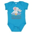 thumbnail image 1 of Inktastic Will You Be My Godfather? Elephants Moon and Stars Boys or Girls Baby Bodysuit, 1 of 5