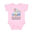 thumbnail image 1 of Inktastic Will You Be My Godfather? Elephants Moon and Stars Boys or Girls Baby Bodysuit, 1 of 5