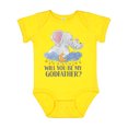 thumbnail image 1 of Inktastic Will You Be My Godfather? Elephants Moon and Stars Boys or Girls Baby Bodysuit, 1 of 5