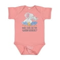 thumbnail image 1 of Inktastic Will You Be My Godfather? Elephants Moon and Stars Boys or Girls Baby Bodysuit, 1 of 5