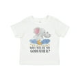 thumbnail image 1 of Inktastic Will You Be My Godfather? Elephants Moon and Stars Boys or Girls Toddler T-Shirt, 1 of 5