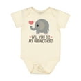 thumbnail image 1 of Inktastic Will You Be My Godmother Boys or Girls Baby Bodysuit, 1 of 5