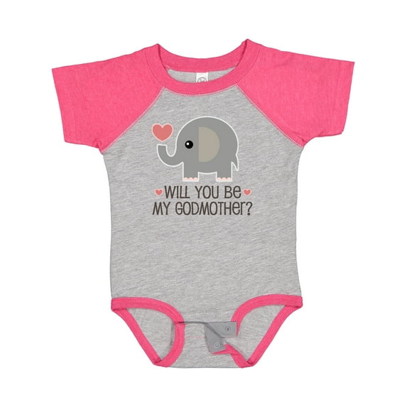 Inktastic Will You Be My Godmother Boys or Girls Baby Bodysuit