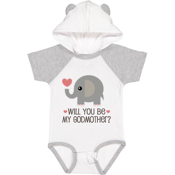 Inktastic Will You Be My Godmother Boys or Girls Baby Bodysuit