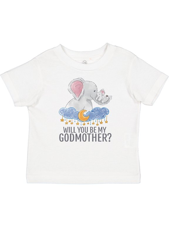 Will You Be My Godmother? Boys or Girls Baby T-Shirt