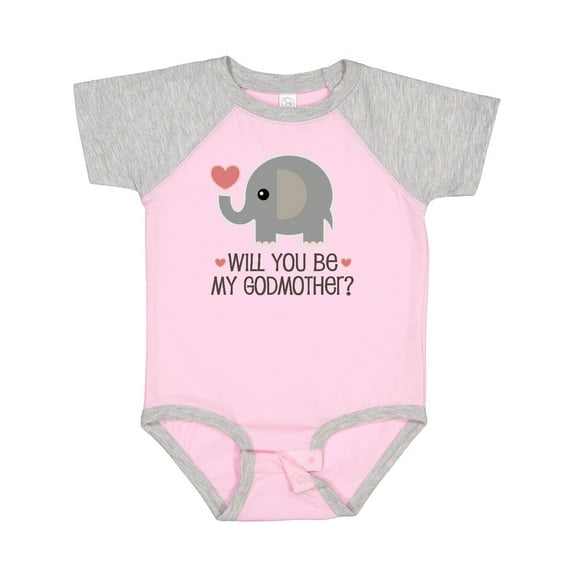 Inktastic Will You Be My Godmother Gift Baby Boy or Baby Girl Bodysuit