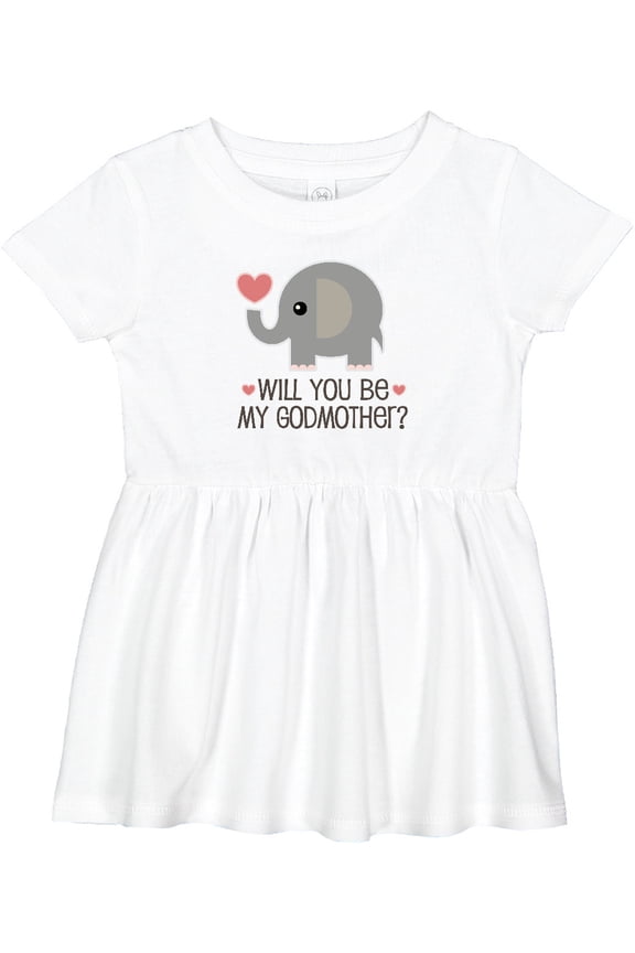 Will You Be My Godmother Girls Baby Dress