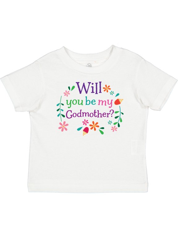 Will You Be My Godmother Proposal Boys or Girls Baby T-Shirt