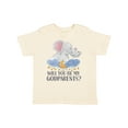 thumbnail image 1 of Inktastic Will You Be My Godparents? Cute Elephants Moon and Stars Boys or Girls Toddler T-Shirt, 1 of 5