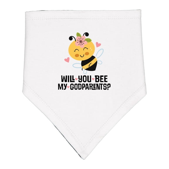Inktastic Will You Be My Godparents Proposal Godchild Baby Bandana Bib