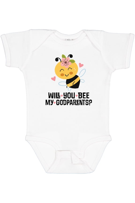 Will You Be My Godparents Proposal Godchild Boys or Girls Baby Bodysuit