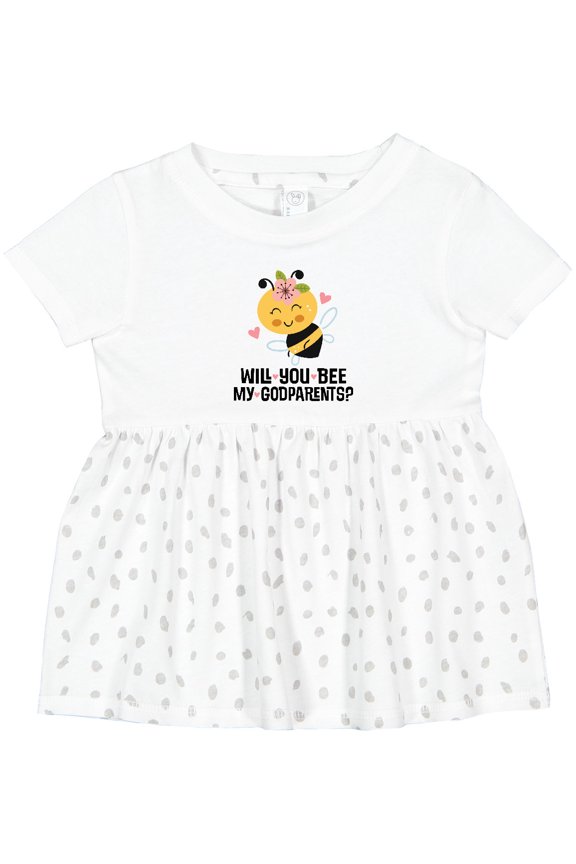 Will You Be My Godparents Proposal Godchild Girls Baby Dress
