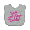 thumbnail image 1 of Inktastic Will You Marry Daddy Boys or Girls Baby Bib, 1 of 4