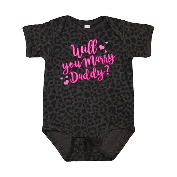 Inktastic Will You Marry Daddy Boys or Girls Baby Bodysuit